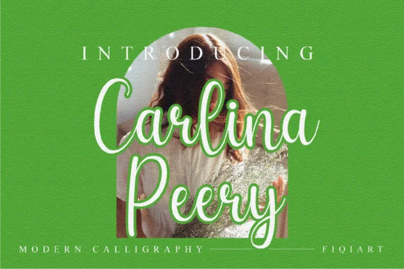 Carlina Peery Font by fiqiart — Script Handwritten Font