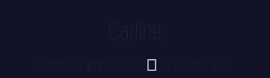 Carline by selawetype — Sans Serif Font — thumbnail 2