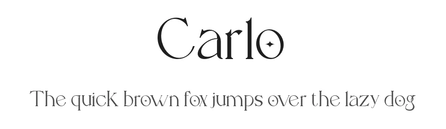 Carlo by Dickof Zapatista β Sans Serif Font