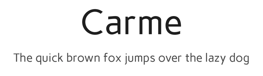 Carme by Ipanema Gráfica / Rubén Prol — Sans Serif Font