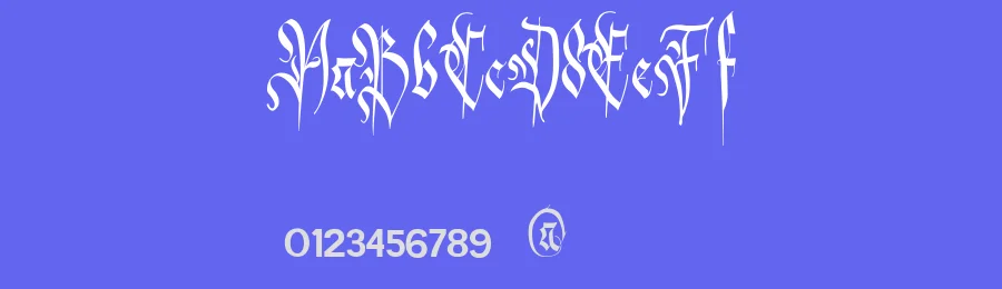 Carmilia by Fernando Carvente — Blackletter Font — thumbnail 3