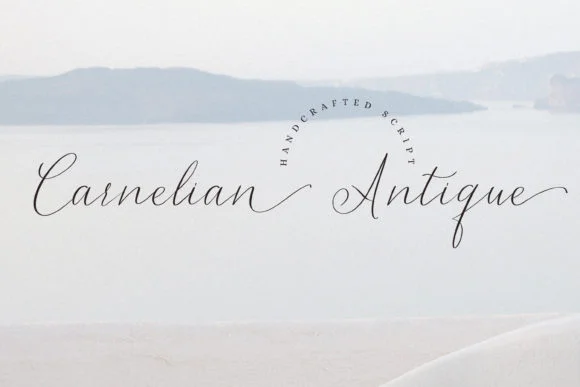 Carnelian Antique Font by Primafox Design โ Script Handwritten Font