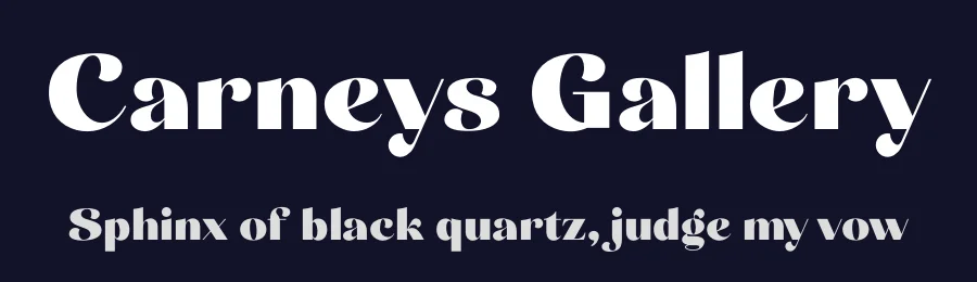 Carneys Gallery by Letteralle Studios — Decorative Font — thumbnail 2