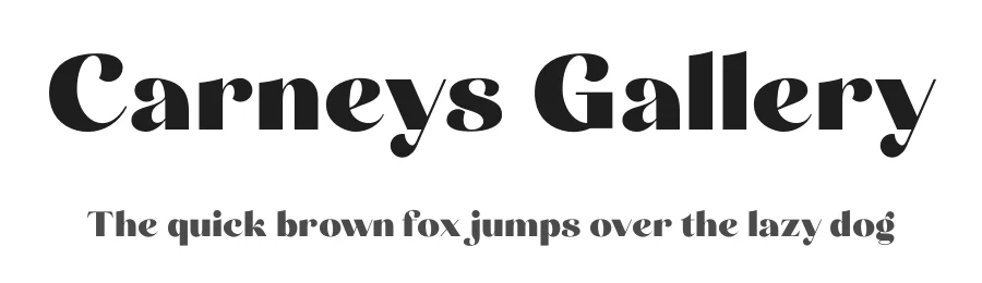 Carneys Gallery by Letteralle Studios — Decorative Font