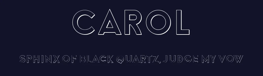 Carol by Vladimir Nikolic — Sans Serif Font — thumbnail 2