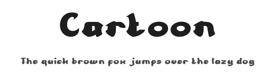 Cartoon by weknow β Decorative Font