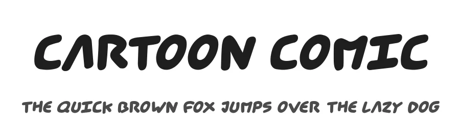 Cartoon Comic by Joseph Dawson — Decorative Font