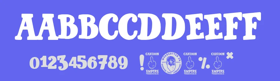 Cartoon Empire by Woodcutter — Decorative Font — thumbnail 3
