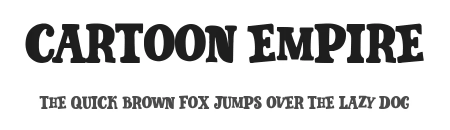 Cartoon Empire by Woodcutter — Decorative Font