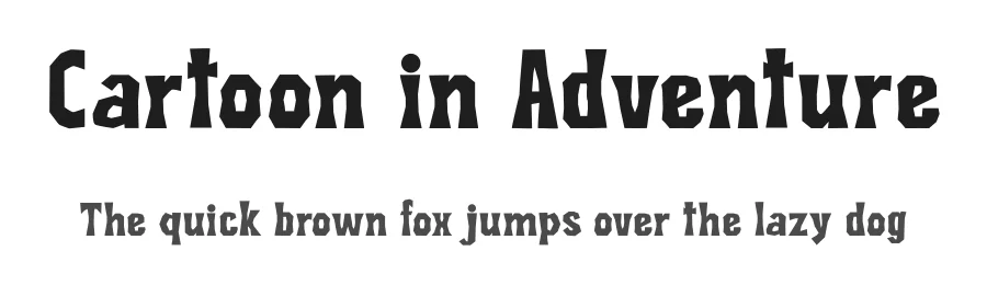 Cartoon in Adventure