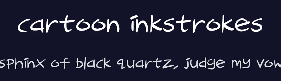 Cartoon Inkstrokes by Hawtpixel — Decorative Font — thumbnail 2