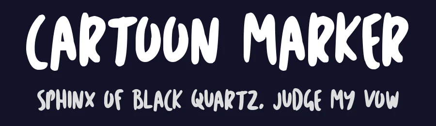 Cartoon Marker by Hawtpixel — Decorative Font — thumbnail 2