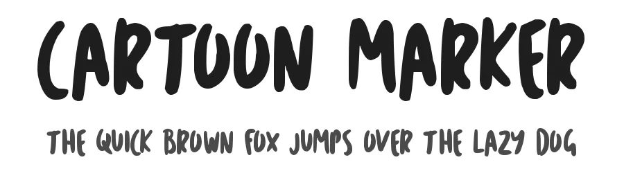 Cartoon Marker by Hawtpixel β Decorative Font