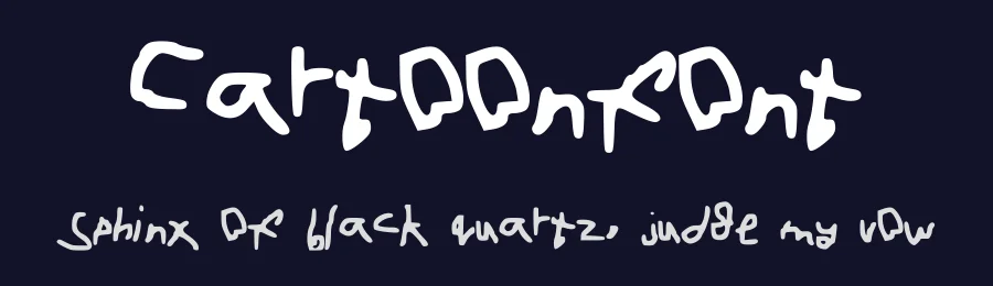 Cartoonfont by Any Animations — Decorative Font — thumbnail 2
