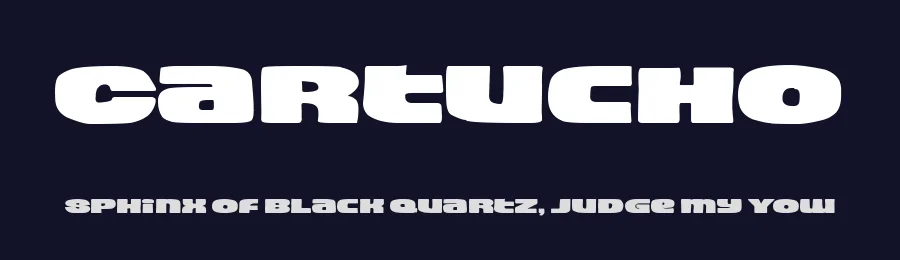 Cartucho by Woodcutter — Decorative Font — thumbnail 2