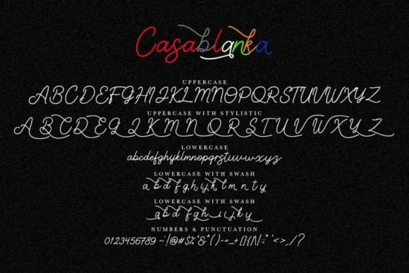 Casablanka Font by Maulana Creative — Script Handwritten Font — thumbnail 6