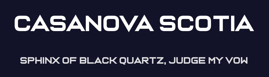Casanova Scotia by Chequered Ink — Sans Serif Font — thumbnail 2
