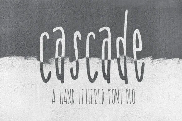 Cascade Font by dansiedesign — Script Handwritten Font