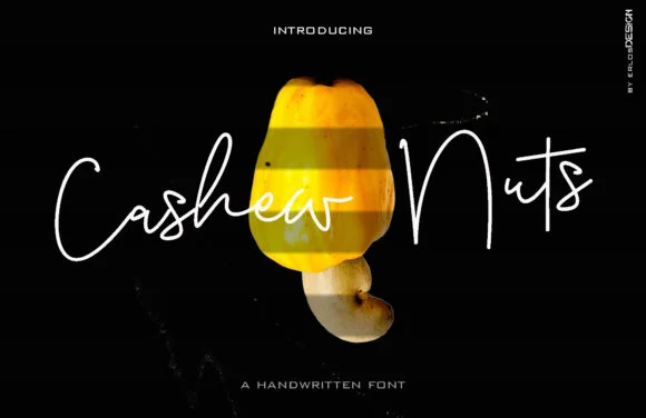Cashew Nuts Font by erlosDESIGN — Script Handwritten Font