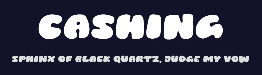Cashing by Origin Type — Decorative Font — thumbnail 2