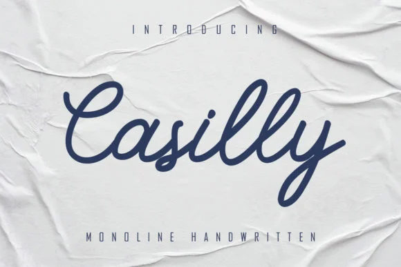 Casilly Font by Skiiller Studio — Script Handwritten Font
