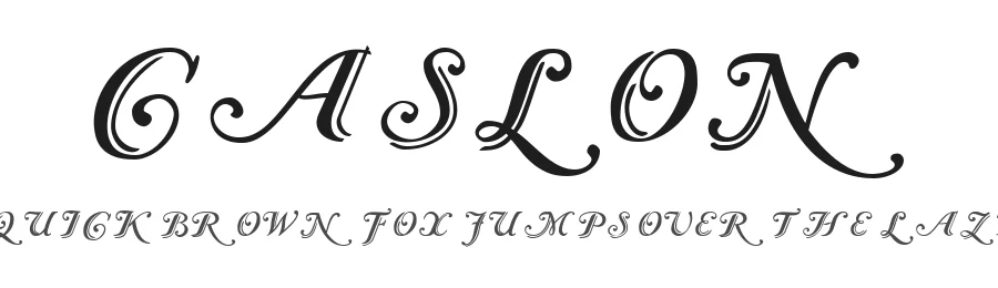 Caslon by Paul Lloyd — Decorative Font