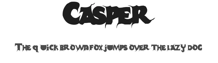 Casper by Jeff Bellini — Decorative Font