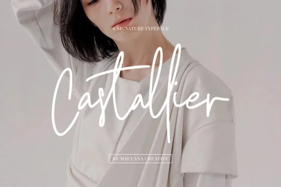 Castallier Font by Maulana Creative — Script Handwritten Font