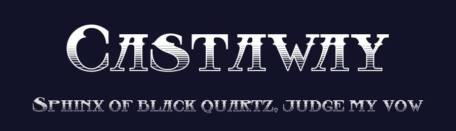 Castaway by SleepyGecko — Decorative Font — thumbnail 2