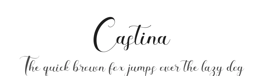 Castina by Haffa Studio — Script Handwritten Font