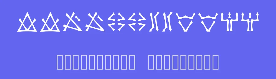 Castorian Script by Aemilius Ranta Dyabell — Dingbats Font — thumbnail 3