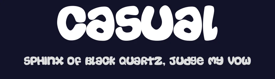 Casual by AJ Palmer — Decorative Font — thumbnail 2