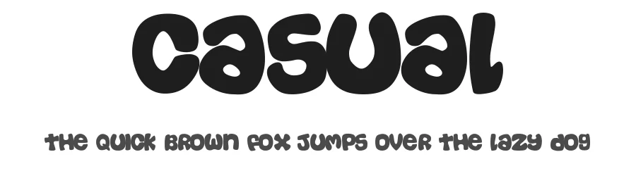 Casual by AJ Palmer — Decorative Font