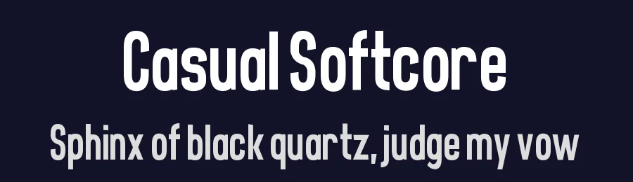 Casual Softcore by Chequered Ink — Decorative Font — thumbnail 2