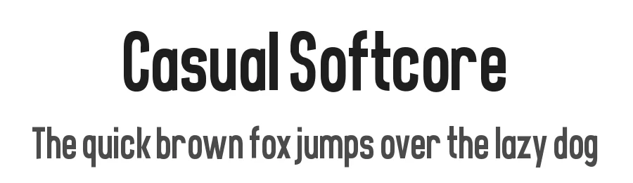 Casual Softcore by Chequered Ink — Decorative Font