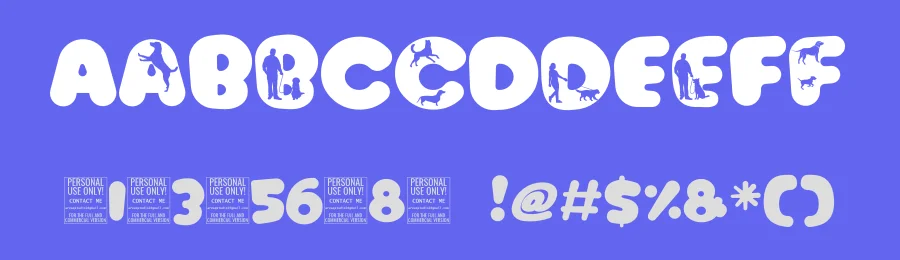Cat And Dog by Miftah Arzaq — Decorative Font — thumbnail 3