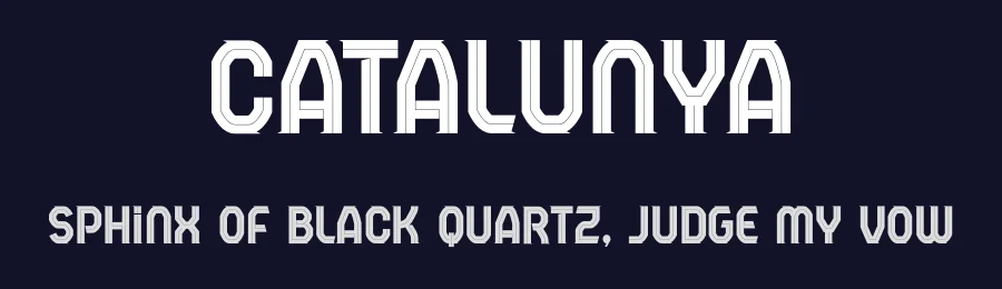 Catalunya by Trequartista Studio — Decorative Font — thumbnail 2