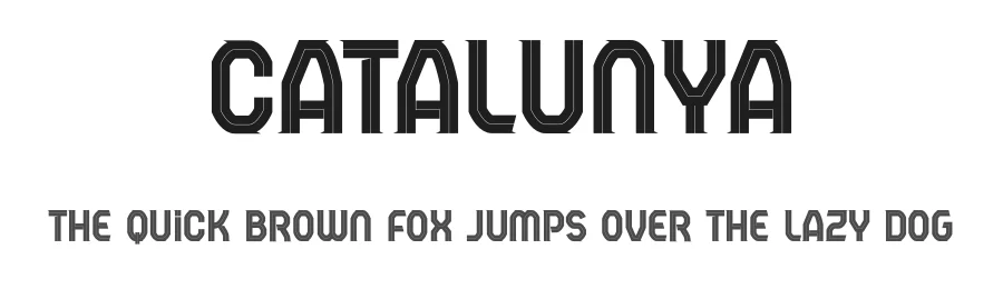 Catalunya by Trequartista Studio — Decorative Font