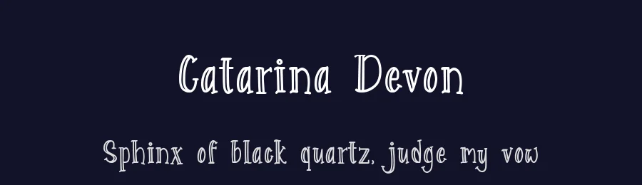 Catarina Devon by Allouse Studio — Decorative Font — thumbnail 2