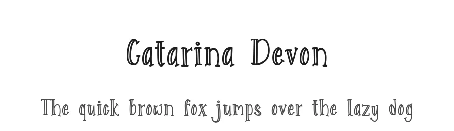 Catarina Devon by Allouse Studio — Decorative Font