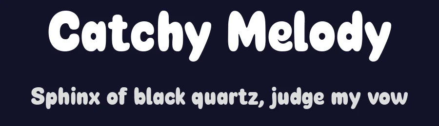 Catchy Melody by Niskala Huruf — Decorative Font — thumbnail 2