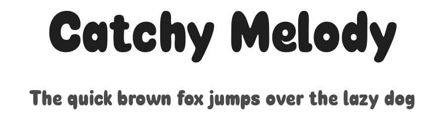 Catchy Melody by Niskala Huruf — Decorative Font