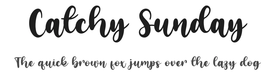 Catchy Sunday