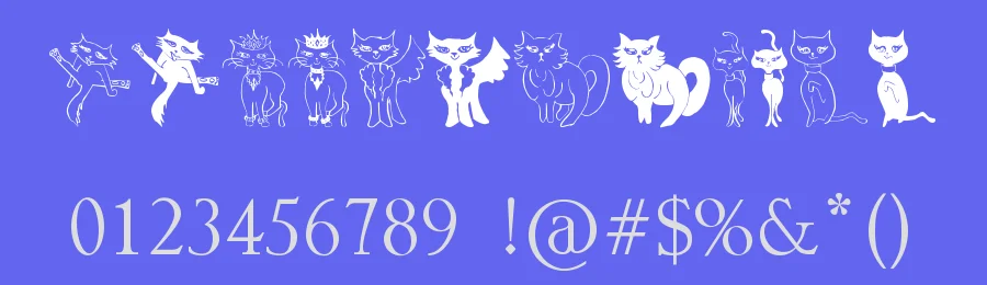 CatCrypt by Bellafonts — Dingbats Font — thumbnail 3