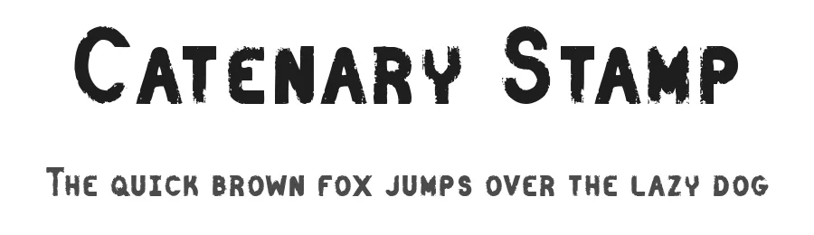 Catenary Stamp
