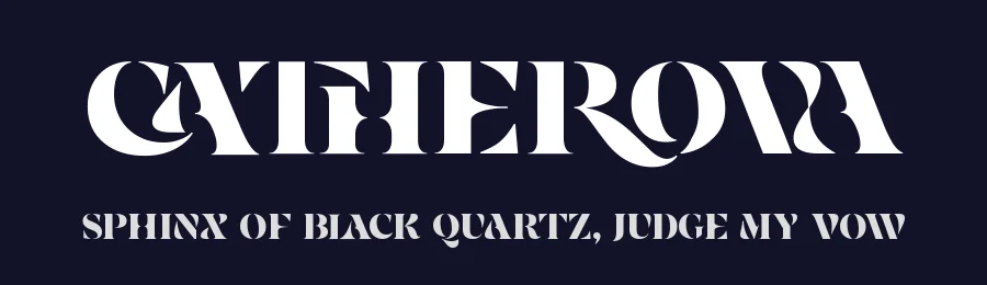 Catherova by Moka Type Studio — Decorative Font — thumbnail 2