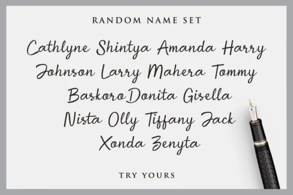 Cathlyne Font by Skillyas Studio — Script Handwritten Font — thumbnail 6