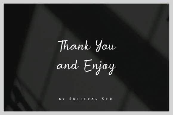 Cathlyne Font by Skillyas Studio — Script Handwritten Font — thumbnail 8