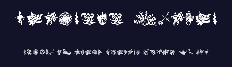Cathzulu Extraz by Omega Font Labs — Dingbats Font — thumbnail 2