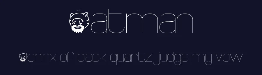 Catman by Michael Muranaka — Sans Serif Font — thumbnail 2